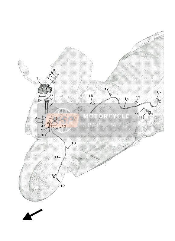 Yamaha TMAX 2017 Elettrico 3 per un 2017 Yamaha TMAX